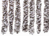 Fly Curtain Brown and Beige 100x200 cm Chenille 377373