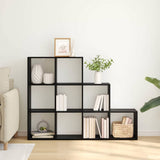 Room Divider Bookcase Black Oak 137.5 x 29 x 103.5 cm 886273