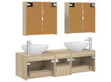 Bathroom Furniture Set 5 pcs Sonoma Oak 3406969