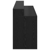 Desk with Drawer Black oak 200 x 55 x 91 cm Engineered wood 3365616
