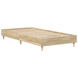 Bed Frame No Mattress Sonoma Oak 90x200 cm Engineered Wood 861050