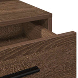 Dressing Table Brown Oak 79 x 41 x 135 cm Engineered Wood 865088