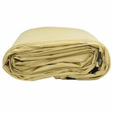 Tarpaulin 650g / m Beige 4 x 7 m Canvas with PVC Coating 42017737
