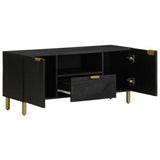 TV Cabinet Black 105x33x46 cm Engineered Wood 4017662