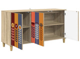 Sideboard ESSEN Sonoma 102 x 33 x 75 cm Engineered Wood 8006962