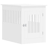 Dog Crate Furniture White 55x80x68 cm Engineered Wood 838323
