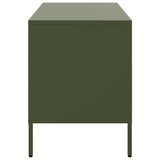 TV Cabinet Olive Green 68x39x50.5 cm Steel 843050