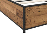 Bed Frame Old Wood 80 x 200 cm Engineered Wood 8009139