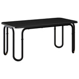 Coffee Table Black 100 x 50 x 45 cm Engineered Wood 8007723