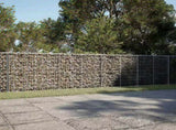 Gabion Basket with Cover 450x100x100 cm Galvanised Iron 3295197