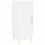 Highboard White 34.5x34x180 cm Engineered Wood 3199481