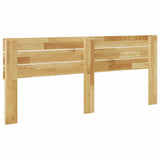 Headboard 200 cm Solid Wood Oak 851983