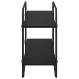 Bookshelf 2-Tier 100 x 35 x 70 cm PB Black Oak 8007798