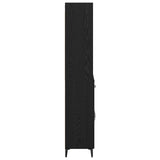 Highboard Black Oak 69.5 x 34 x 180 cm Engineered Wood 3416098