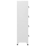 Locker Cabinet with 4 Compartments 38x45x180 cm 244475
