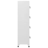 Locker Cabinet with 4 Compartments 38x45x180 cm 244475