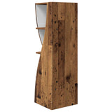 Corner Cabinet Old Wood 32x32x102cm Engineered Wood 889863