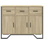 ZNTS Sideboard Sonoma Oak 97x32.5x74.5 cm Engineered Wood 848560