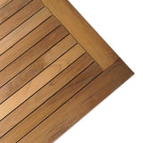Garden Table Brown Solid Teak wood 42006400