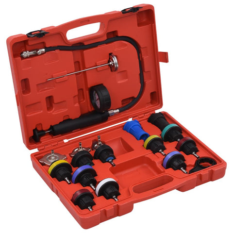 18 Piece Cooling System & Radiator Cap Pressure Tester 210535