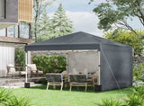 3 x 3 Pop Up Gazebo, UPF 30 with 2 Sidewalls, Leg Weight Bags and Wheeled Bag, Height T3398P310883