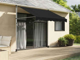 Manual Retractable Awning Black 200 cm 42037039