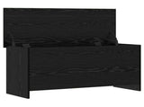 Storage Chest Black Oak 100 x 40 x 50 cm Engineered Wood 8011268