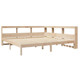 Bookcase Bed without Mattress 180x200 cm Solid Wood Pine 3324308
