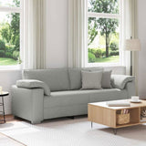 Sofa Cloud Grey 219 x 77 x 82 cm Fabric 4105245