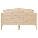 Bed Frame without Mattress 140x200 cm Solid Wood Pine 3216173