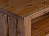 Bedside Table Brown 41 x 30 x 50 cm Solid Mahogany Wood 42012386