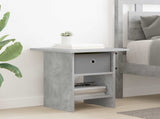 Bedside Table with Drawer 2 pcs Concrete Grey 41 x 40 x 45 cm 8000443