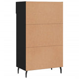 Shoe Cabinet Black 60x35x105 cm Engineered Wood 829629