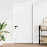Interior Door ORKDAL White 93 x 202 cm Plywood 4102676