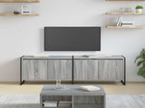TV Cabinet Grey Sonoma 140 x 36 x 49.5 cm Engineered Wood 886513