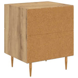 Bedside Cabinet with Drawer 2 pcs Artisan Oak 40 x 35 x 47.5 cm 881998