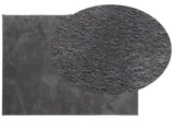 Rug HUARTE Short Pile Soft and Washable Anthracite 120x120 cm 374999