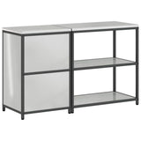 Kitchen Storage Set HATTEM 2 pcs Silver Galvanised Steel 3392664