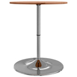 ZNTS Bar Table Ø60x89.5 cm Solid Wood Beech 3270625