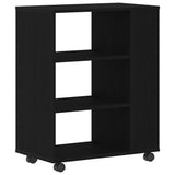 Storage Cabinet Black Oak 60 x 35 x 75 cm Engineered Wood 862671