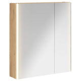 Bathroom Mirror Cabinet Artisian Oak 63.5 x 15.5 x 70 cm 889246