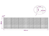 Gabion with 5 mm Wire and 5x5 cm Mesh 600x10x200 cm 3464022
