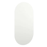3102975 Mirror with LED Lights 80x40 cm Glass Oval