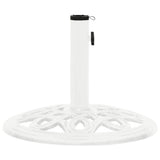 Umbrella Base White 40x40x32 cm Cast Iron 317766