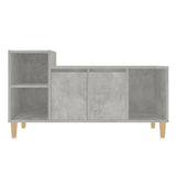 TV Cabinet Concrete Grey 100x35x55 cm Engineered Wood 821176