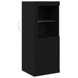 LED Sideboard Black 41 x 37 x 100 cm Engineered Wood 863026