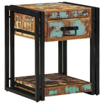 ZNTS Nightstands 2 pcs 40x40x50 cm Solid Reclaimed Wood 4016703