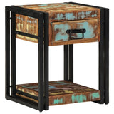 ZNTS Nightstands 2 pcs 40x40x50 cm Solid Reclaimed Wood 4016703