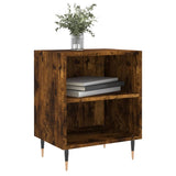 Bedside Cabinets 2 pcs Smoked Oak 40x30x50 cm Engineered Wood 826775