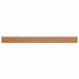 Garden Raised Bed Light Brown 485 x 50 x 36 cm Galvanised Steel 42017347